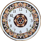 clocks, decorative,ceramic,round