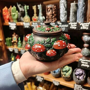 Шкатулка Мухоморы. . Фен-шуй и эзотерика ручной работы - Ярмарка Мастеров Фен-шуй и эзотерика ручной работы. Ярмарка Мастеров - ручная работа Шкатулка Мухоморы. Handmade.