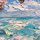 Картина морской пейзаж маслом картина в интерьер. Картины. Анна Кривцова. Ярмарка Мастеров.  Фото №13