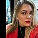 Винтаж: Серьги в стиле Claudio Canzian / Bvlgari , крупные,хрусталь. Серьги винтажные. soleil. Ярмарка Мастеров.  Фото №8