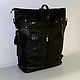 Order Backpack-leather bag 4. Sergei. Livemaster. . Backpacks Фото №3