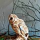 Совушки из дерева. Скульптуры. 'Душа в дереве' Ксения Терёхина. Ярмарка Мастеров.  Фото №6
