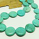 Beads Turquoise circle 55 cm. Necklace. Selberiya shop. My Livemaster. Фото №5
