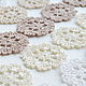 Knitted openwork chips 5cm, Details for dolls and toys, Sosnovyj Bor,  Фото №1