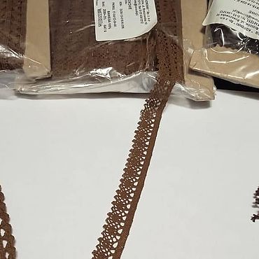 Материалы для творчества ручной работы. Ярмарка Мастеров - ручная работа Кружево упаковками по 25м!. Handmade.