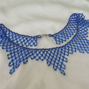Украшения ручной работы. Ярмарка Мастеров - ручная работа Колье Сеточка. Handmade.