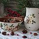 'Winter bouquets'-a Set of ceramic tableware. Kitchen sets. Hundred centuries. My Livemaster. Фото №6