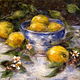 Picture of wool. Lemon Time.  Still life with lemons, Pictures, St. Petersburg,  Фото №1