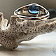 Women's ring with pure VS Blue Sapphire, 925 silver. Rings. Bauroom - vedic jewelry & gemstones (bauroom). My Livemaster. Фото №5