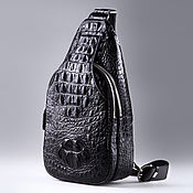 Сумки и аксессуары handmade. Livemaster - original item Shoulder bag made of crocodile leather IMA0632B1. Handmade.
