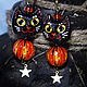 Earrings with seals 'Advisers of the stars'. Earrings. legendavincento. My Livemaster. Фото №4