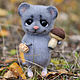 Juguete de peluche de ratón, Felted Toy, Arkhangelsk,  Фото №1
