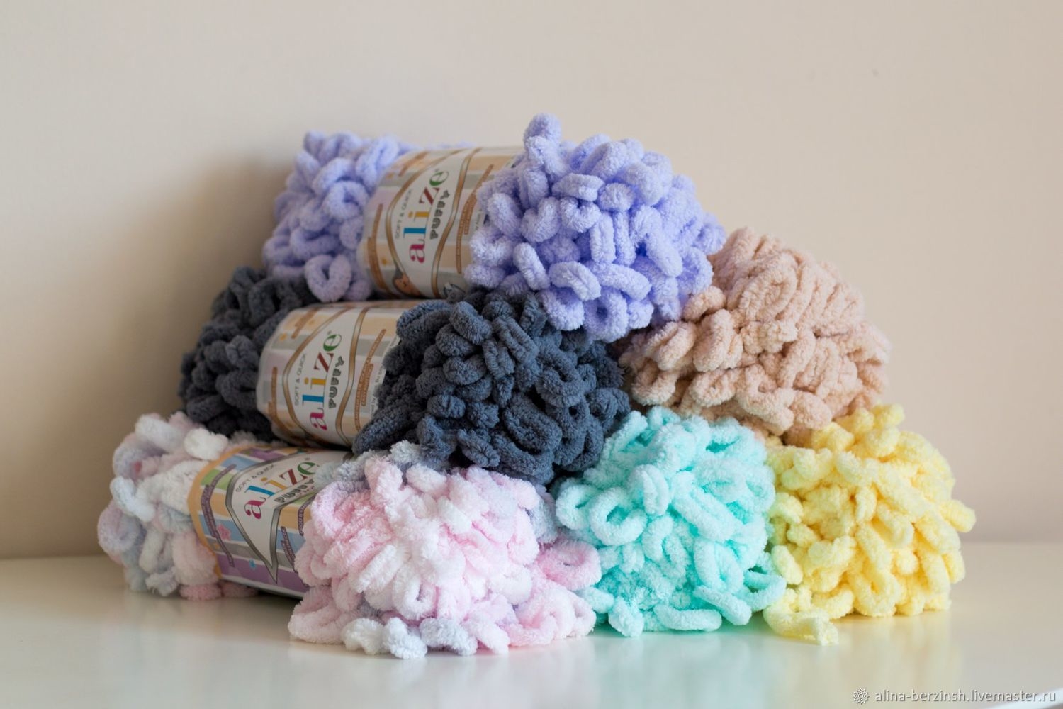 Продаю пряжу Alize puffy и Alize puffy color