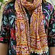Разноцветный шарф из хлопка, Платки, Междуреченск,  Фото №1