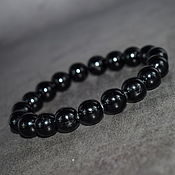 Украшения handmade. Livemaster - original item Bracelet natural black tourmaline schorl. Handmade.