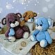Мишка вязаный ручной работы. Мягкие игрушки. olya_and_toys (lubimkidlyavas). Интернет-магазин Ярмарка Мастеров.  Фото №2