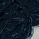 Бархат-креш: синий с изумрудным отливом. Ткани. Итальянские ткани Gontess. Ярмарка Мастеров.  Фото №4