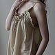 Order Amelie chemise made of beige silk cambric. Delicate Clothing Store (Daria). Livemaster. . Nightdress Фото №3