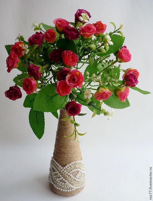 цв-22 Роза кустовая, Цветы искусственные, Москва,  Фото №1
