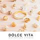 Заказать Кольца обручальные из белого и желтого золота. Dolce Vita Ювелирная студия. Ярмарка Мастеров. . Кольца обручальные Фото №3