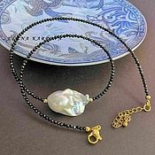 Украшения handmade. Livemaster - original item Necklace with pearl and spinel. Handmade.