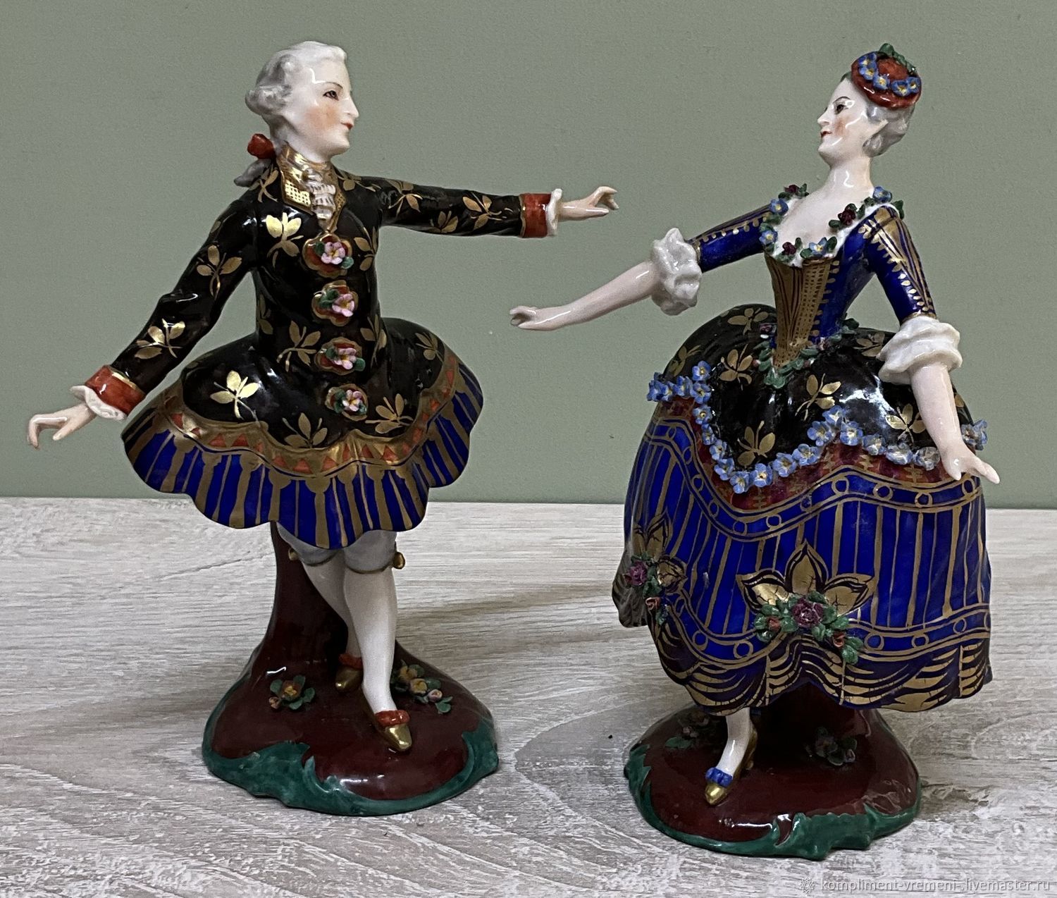 Антикварные парные статуэтки . Германия в интернет-магазине Ярмарка ...