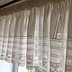 Curtains of linen ' Air pelmet'. Curtains1. Linen fantasy. My Livemaster. Фото №5