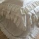 Order Linen valance sheet 'Snow-white tenderness' in stock. Linen fantasy. Livemaster. . Valances and skirts for the bed Фото №3