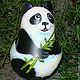 Panda roly-poly - music. Stuffed Toys. Original painted Souvenirs and gift. Online shopping on My Livemaster.  Фото №2