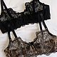 Заказать Бюстгальтер из вышивки на сетке!. Natali Lingerie / Нижнее бельё ручной работы!. Ярмарка Мастеров. . Бюстгальтеры Фото №3