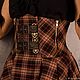 Юбка со шлейфом "Жду осень". Юбки. Wild Plaid авторская одежда. Интернет-магазин Ярмарка Мастеров.  Фото №2