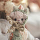 Дракон. Тедди Котенок 8 см/ Teddy Cat (Kitten). Мишки Тедди. Cozy Josie. Ярмарка Мастеров.  Фото №4