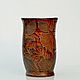Керамика Dilь_art авторская керамика глиняная ваза для цветов керамическая ваза необычный подарок оригинальная ваза интерьерная керамика гончарная ваза в подарок