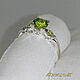 Ring 'Chrysolite - Beauty' 925 silver, chrysolites. VIDEO. Rings. MaksimJewelryStudio. My Livemaster. Фото №5