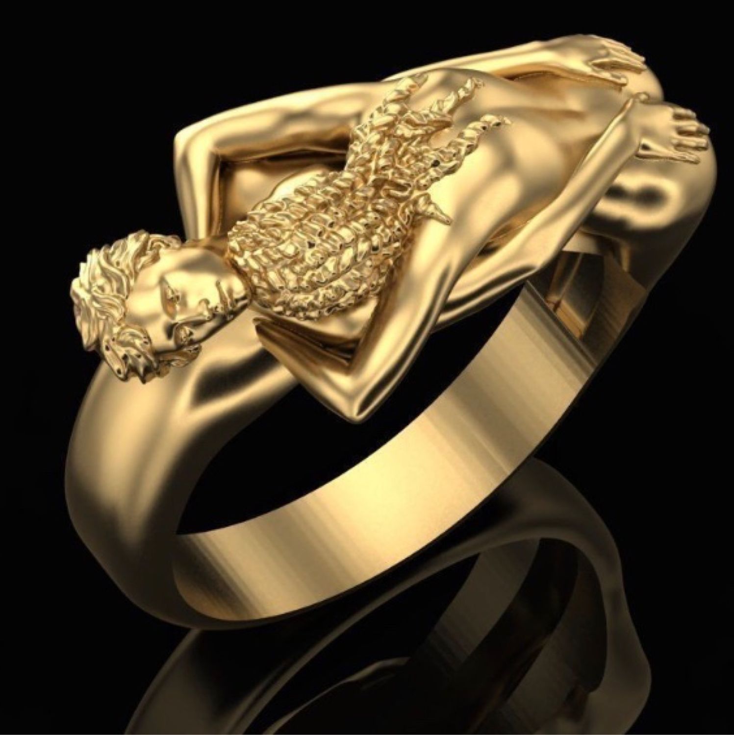 Бижутерия кольца под золото