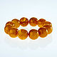 Women's bracelet made of Baltic amber. Earrings. BALTIC GOLD. Online shopping on My Livemaster.  Фото №2