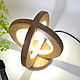 Настольная лампа из натурального дуба, деревянный светильник. Настольные лампы. WoodsLamp. Интернет-магазин Ярмарка Мастеров.  Фото №2