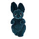  зайка тедди из меха норки, 27см. Тедди Зверята. Holich Toys Наталья Холкина. Интернет-магазин Ярмарка Мастеров.  Фото №2