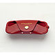 Заказать  Чехол для очков Red Open. Stitch & Leather. Ярмарка Мастеров. . Очечник Фото №3