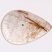 Материалы для творчества handmade. Livemaster - original item Cabochons: Rutilated quartz 30-21-7mm.. Handmade.