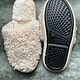 White Astrakhan slippers, Slippers, Moscow,  Фото №1
