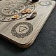 Заказать Алтарь из дерева Шлем ужаса / Футарк / Стихии / Символы стихий. Руническая мастерская idavöllr. Ярмарка Мастеров. . Алтарь Фото №3