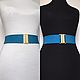 Belt-elastic TURQUOISE, the color is made specially, any color of the belt to order. Belt. elastic belt. My Livemaster. Фото №4