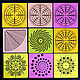 A copy of the product Set No. №3 of 4 stencils for drawing mandalas, Decoupage and painting tools, Samara,  Фото №1