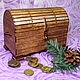Сундук для мелочей "Old chest". Шкатулки. Chudo-samodelki. Интернет-магазин Ярмарка Мастеров.  Фото №2