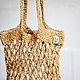 Bag-string bag made of hemp, unpainted. Shopper. Hemp bags and yarn | Alyona Larina (hempforlife). Online shopping on My Livemaster.  Фото №2