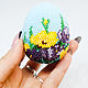 Яйцо из бисера "Кролик". Пасхальные яйца. Ann beads. Ярмарка Мастеров.  Фото №6