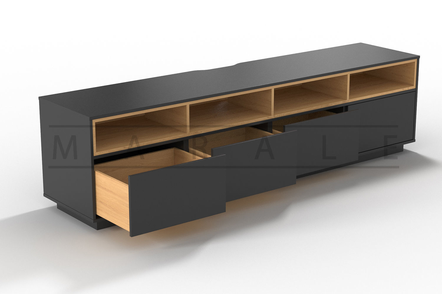 Тумба под ТВ с 4 выдвижными ящиками в интернет-магазине Ярмарка ...