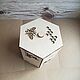 Коробка для меда. Упаковочная коробка. AvokaDa: Всё из дерева. Интернет-магазин Ярмарка Мастеров.  Фото №2