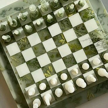 Активный отдых и развлечения ручной работы. Ярмарка Мастеров - ручная работа Шахматы ручной работы подарочные "Ботаника". Handmade.